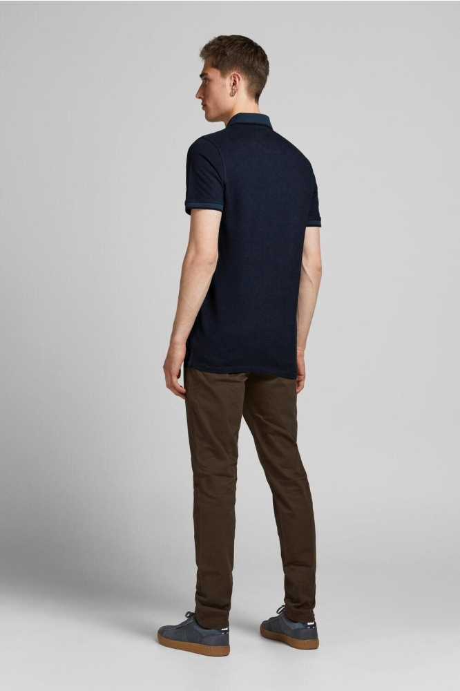 JJEPAULOS POLO SS NOOS 12136668 Dark Navy